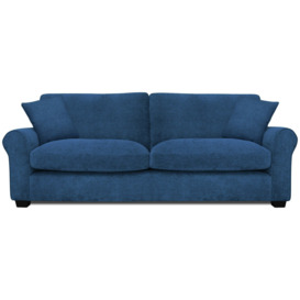 Argos Home Taylor Fabric 4 Seater Sofa - Blue - thumbnail 1