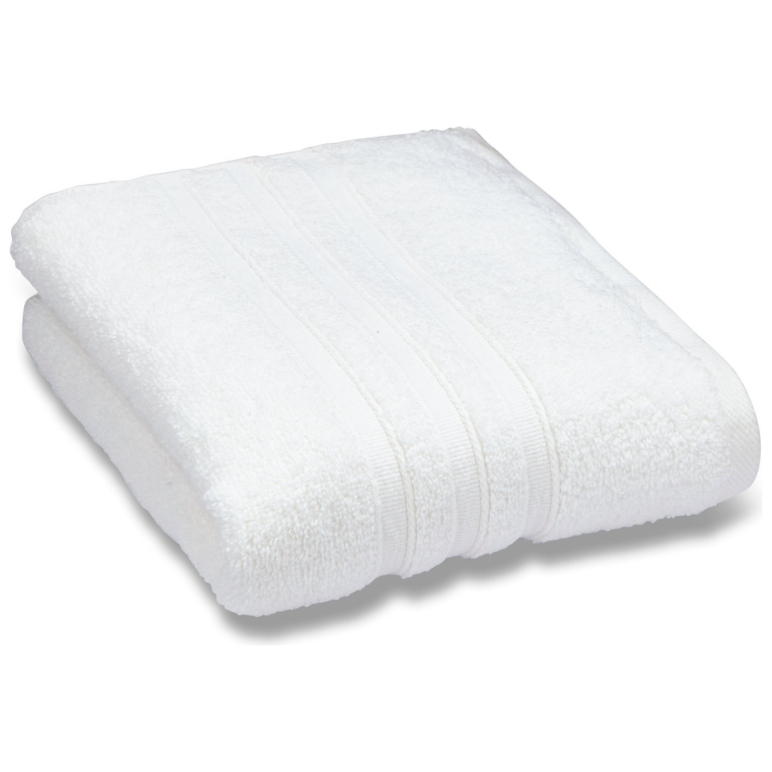 Catherine Lansfield Zero Twist Hand Towel - White - image 1