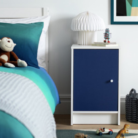 Argos Home Kids Malibu 1 Door Bedside Table - Blue - thumbnail 2