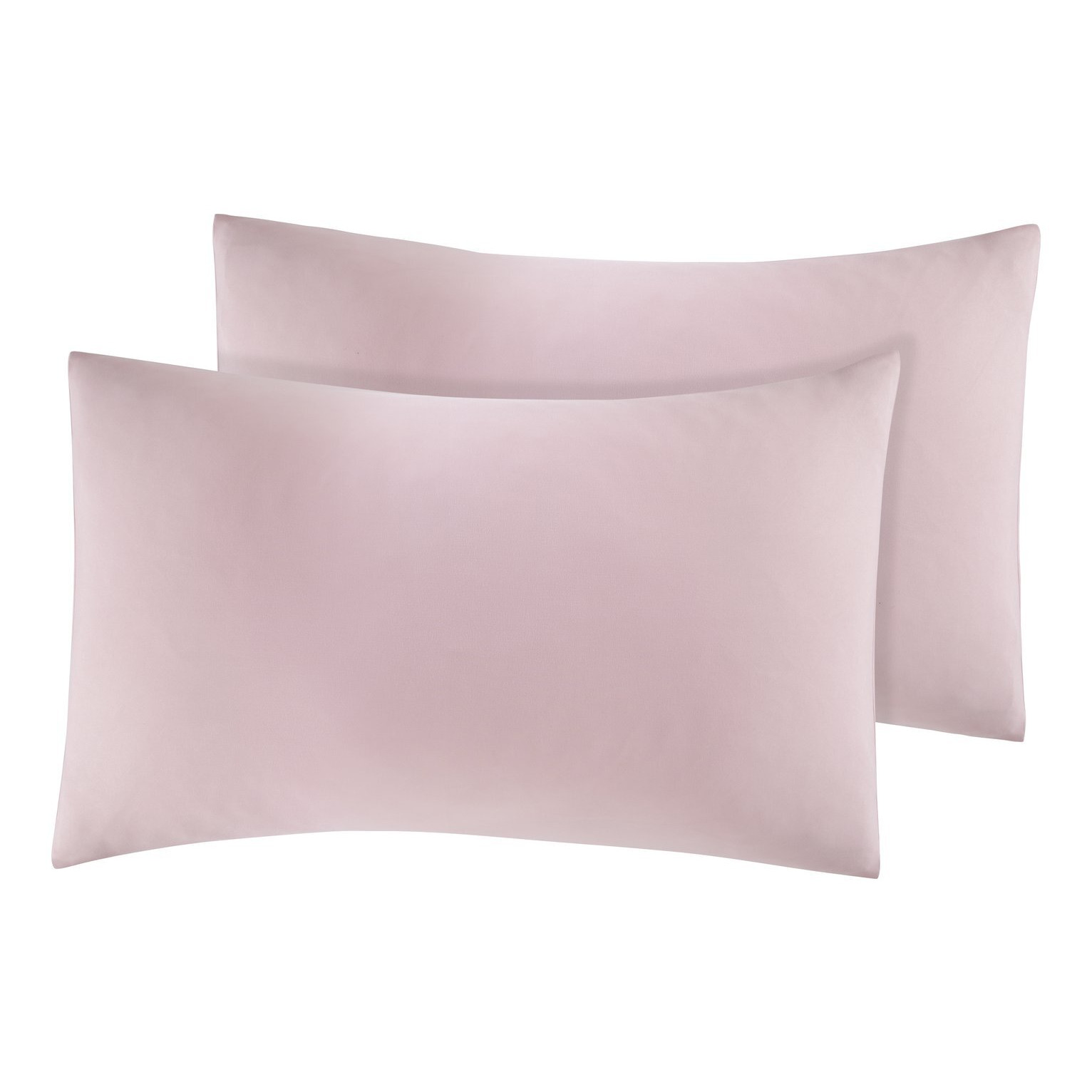 Silentnight Supersoft Standard Pillowcase Pair - Blush - image 1