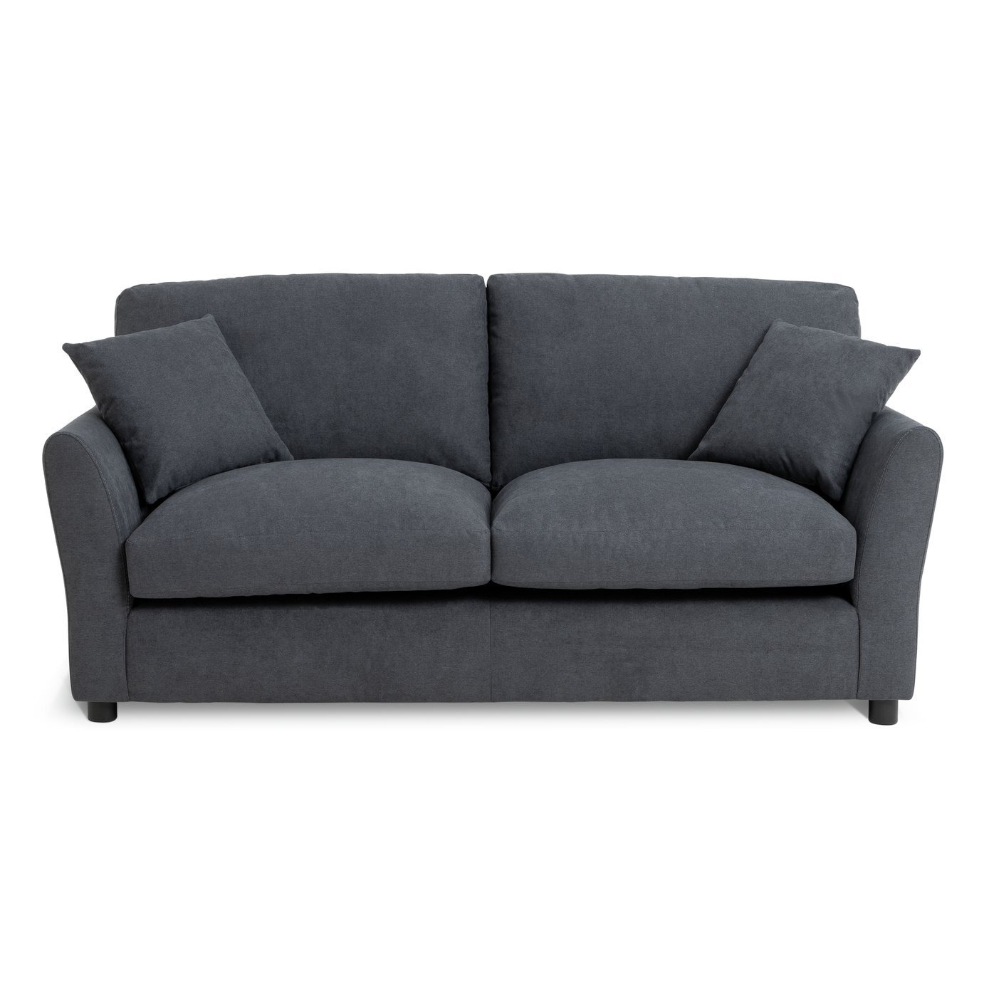 Argos Home Aleeza Fabric 3 Seater Sofa - Charcoal - image 1