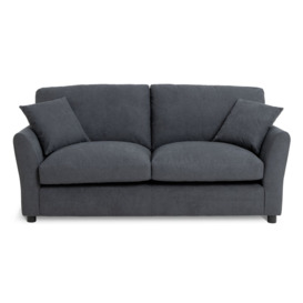 Argos Home Aleeza Fabric 3 Seater Sofa - Charcoal