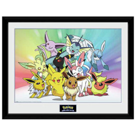 Pokemon Eevee Framed Wall Print - 40x30cm