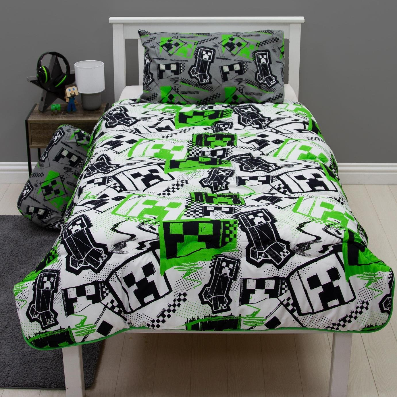 Minecraft 10.5 Tog Coverless Kids Bedding Set - Single - image 1