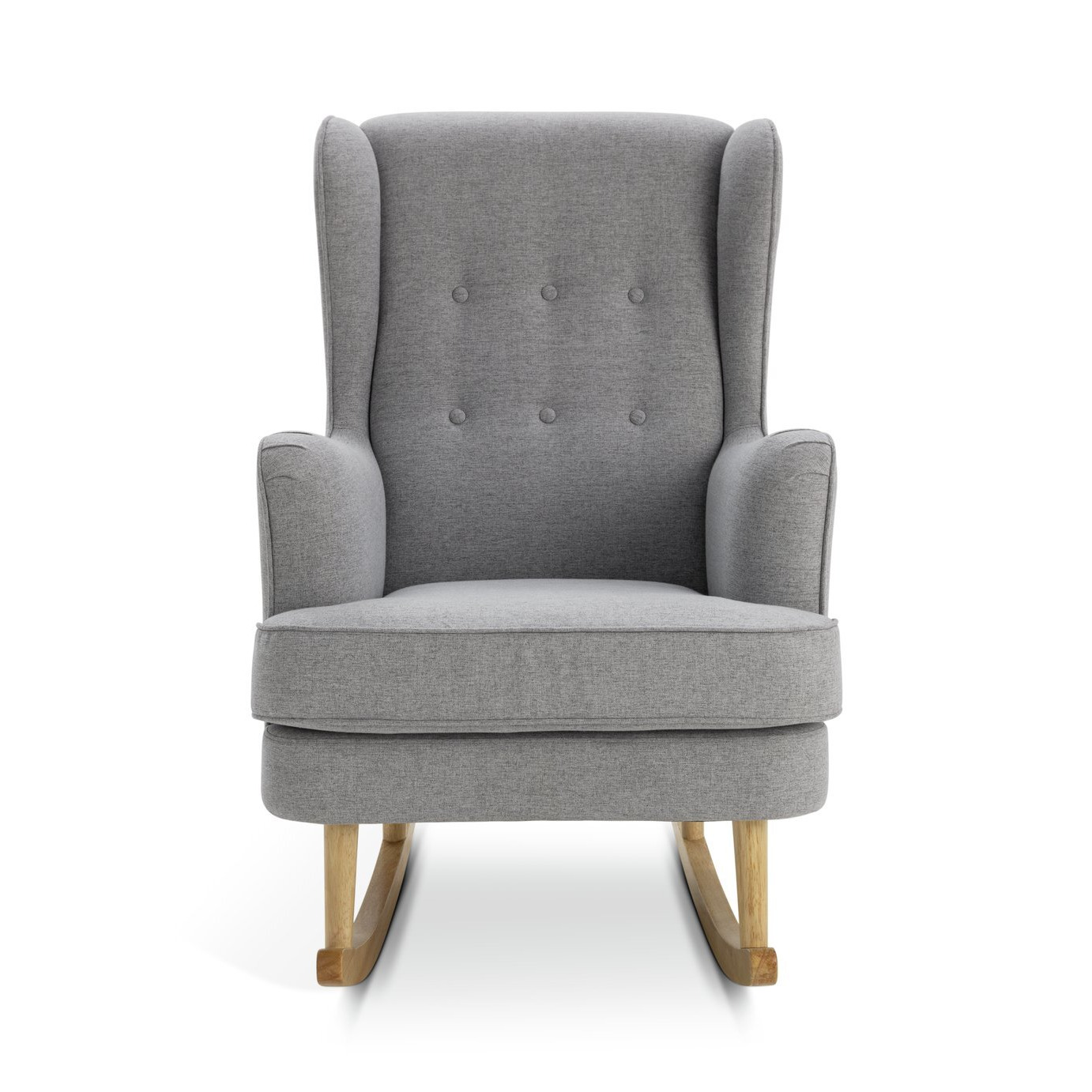 Habitat Callie Fabric Rocking Chair - Light Grey - image 1