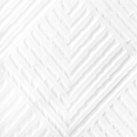 Argos Home Textured Embossed White Bedding Set - Double - thumbnail 2