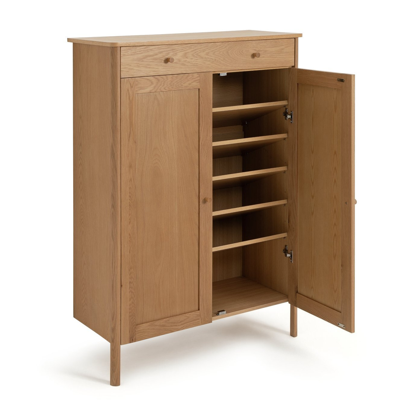 Habitat Cassidy Shelf Shoe Storage Cabinet Natural by Argos