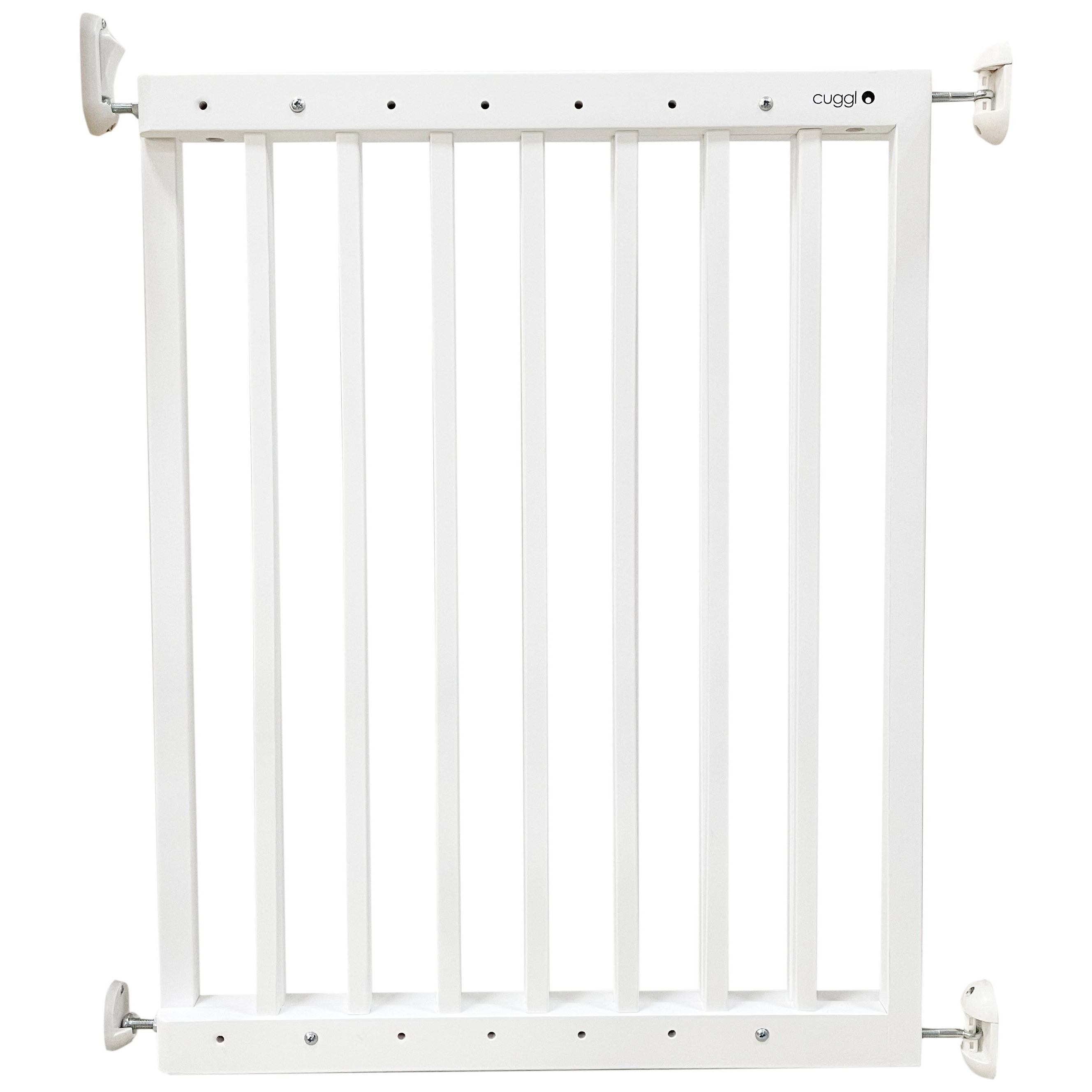 Cuggl White Wooden Safety Gate - image 1