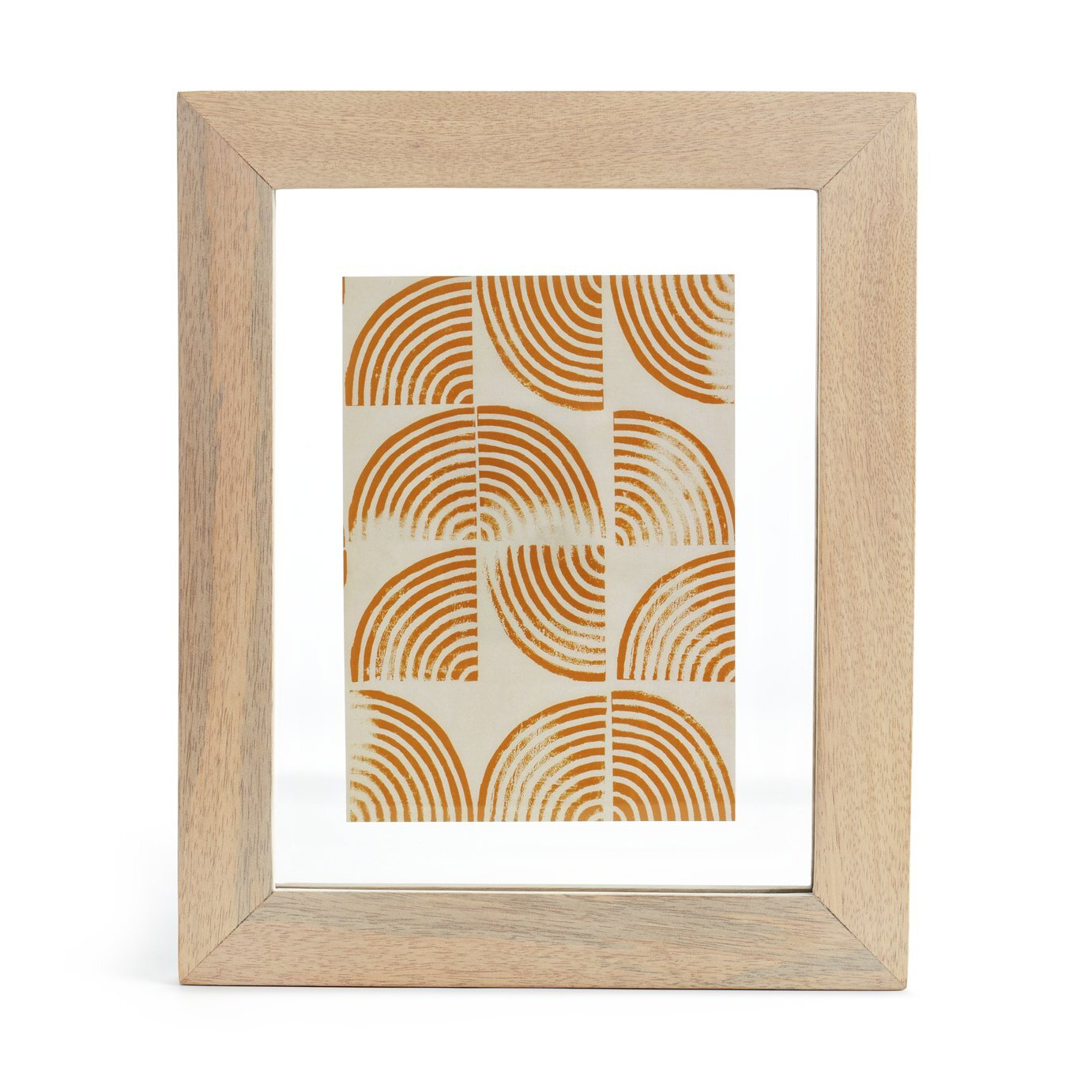Habitat Mango Wood Picture Frame - White Wash - 29x24cm