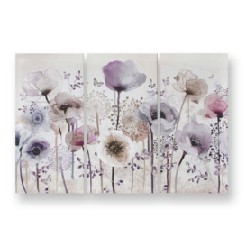 Art for the Home Classic Poppy Canvas Gallery Set - 30x60cm - thumbnail 1