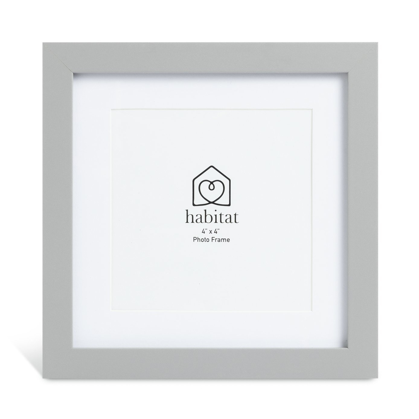 Habitat Wooden Picture Frame - Pack of 3 - Grey - 17x17cm - image 1