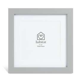 Habitat Wooden Picture Frame - Pack of 3 - Grey - 17x17cm - thumbnail 1