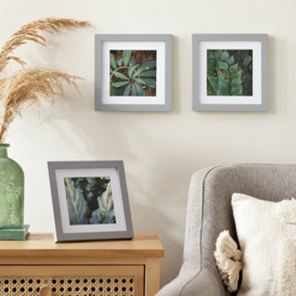 Habitat Wooden Picture Frame - Pack of 3 - Grey - 17x17cm - thumbnail 2