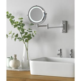 Argos Home Randolph LED Bathroom Shaver Mirror - thumbnail 2