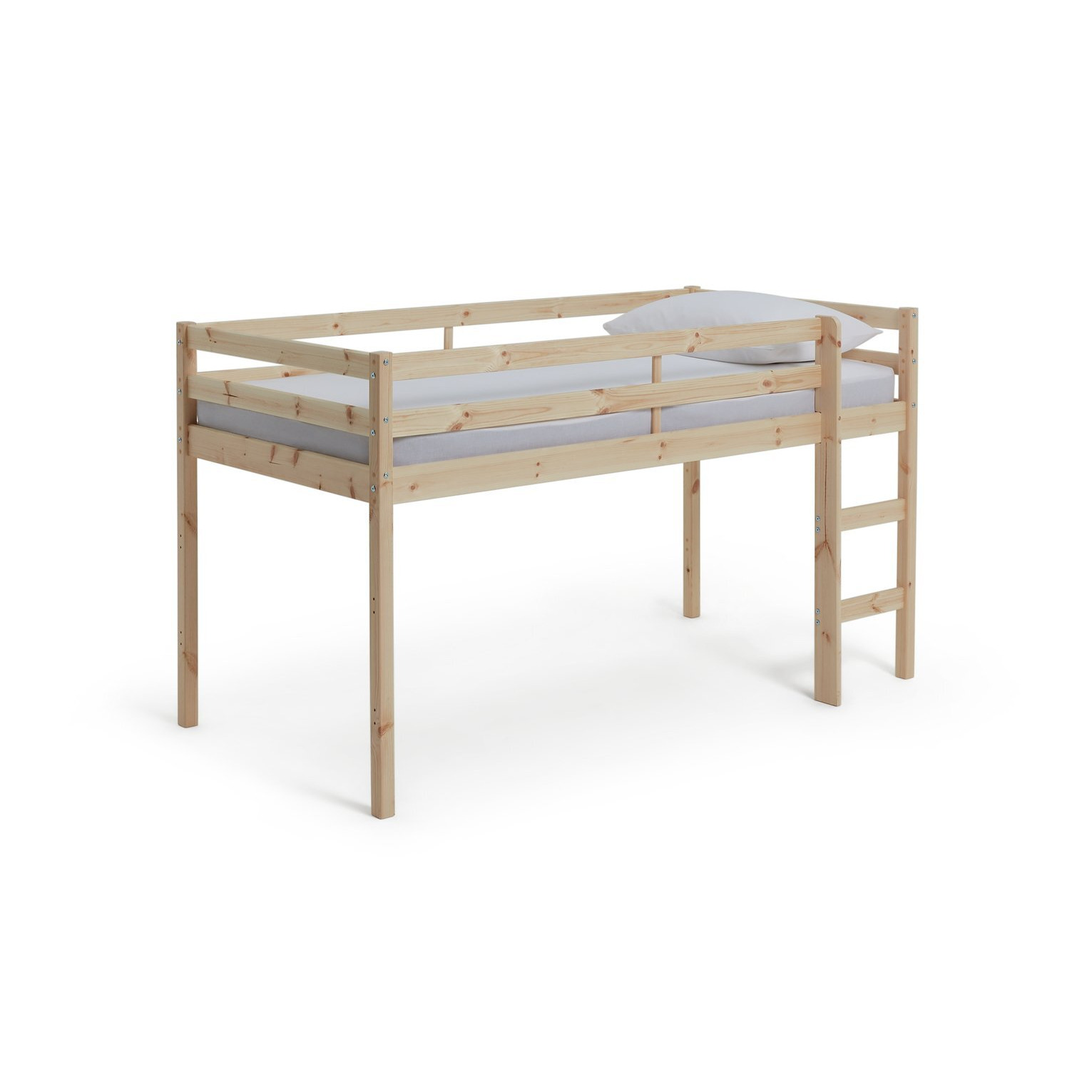 Argos Home Kaycie Mid Sleeper Single Bed Frame - Pine - image 1