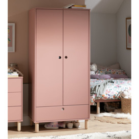 Habitat Kids Eden 2 Door Wardrobe - Pink