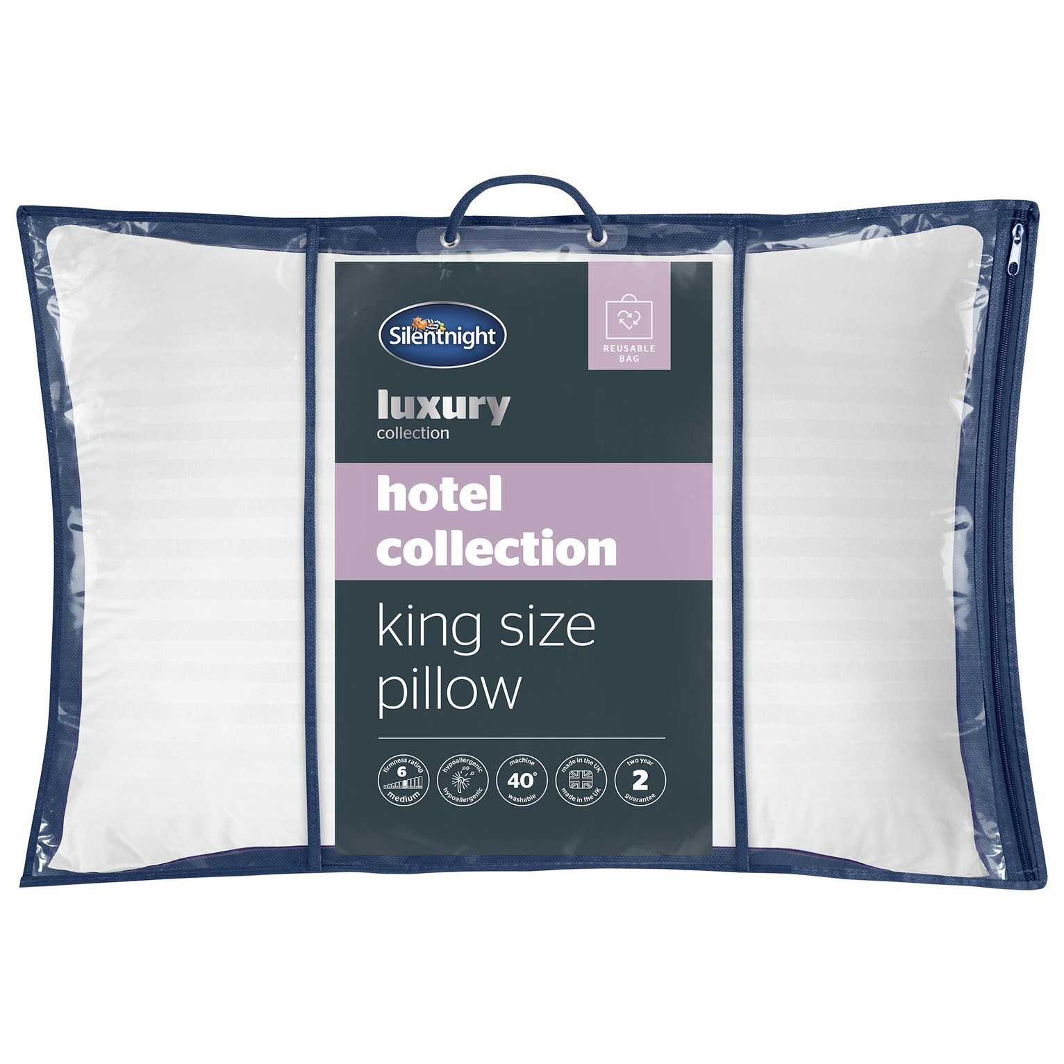 Silentnight Hotel Collection Super King Hollowfibre Pillow - image 1