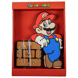 Super Mario Kids Wall Clock - Multicoloured - thumbnail 2