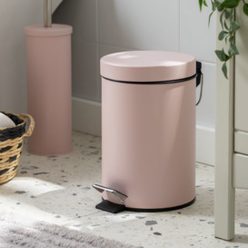 Argos Home 3Litre Bathroom Pedal Bin - Pink - thumbnail 2