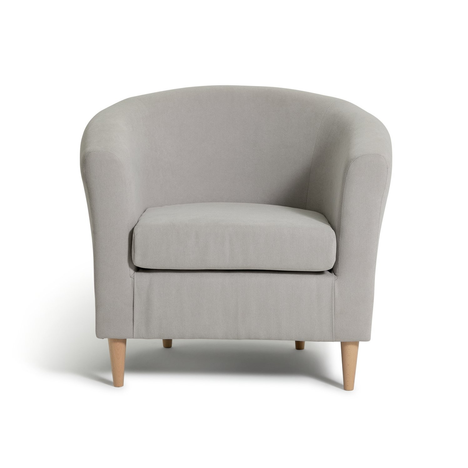 Habitat Fabric Tub Chair - Grey - image 1