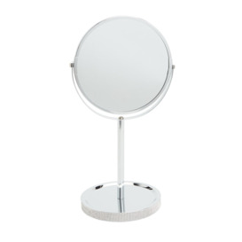 Argos Home Sparkle Pedestal Mirror - Silver - thumbnail 1