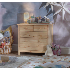 Argos Home Kids Scandinavia 4 Chest of Drawers - Pine