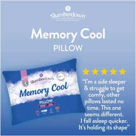 Slumberdown Cool Max Memory Support Firm Pillow - thumbnail 2