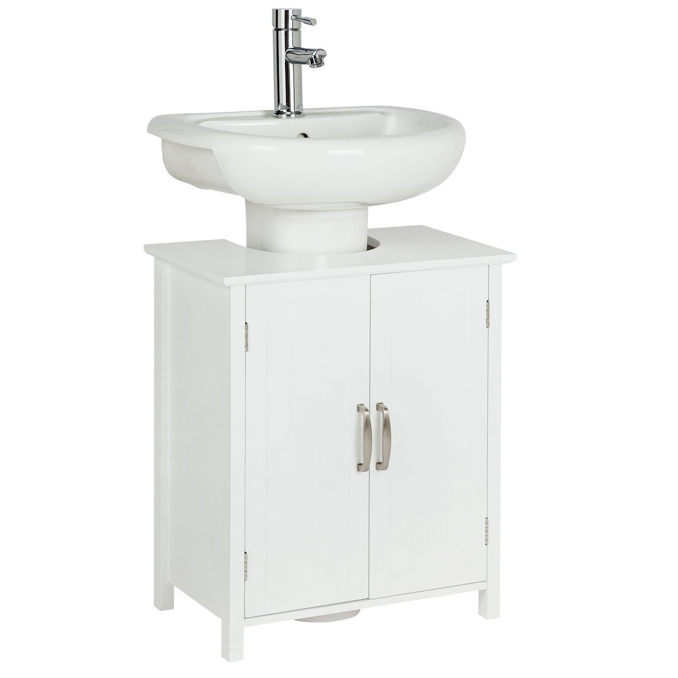 Argos Home Tongue & Groove Under Sink Unit - White - image 1