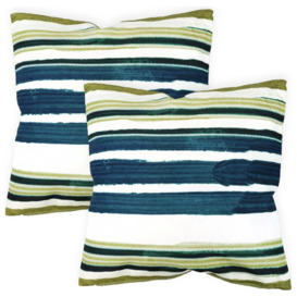 Streetwize Stripe Outdoor Cushions - Pack of 4 - thumbnail 1