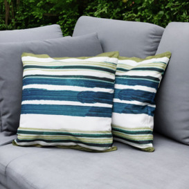 Streetwize Stripe Outdoor Cushions - Pack of 4 - thumbnail 2