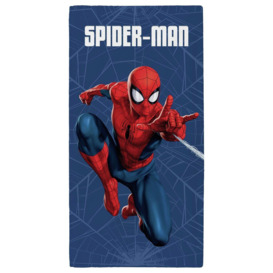 Marvel Spider Man Beach Towel - Blue & Red
