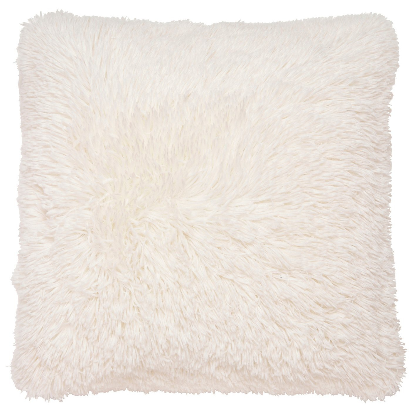 Catherine Lansfield Cuddly Cushion - Cream - 45x45cm - image 1