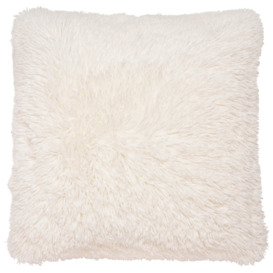 Catherine Lansfield Cuddly Cushion - Cream - 45x45cm
