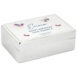 Personalised Message Butterfly Jewellery Box - thumbnail 1