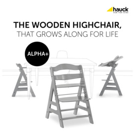 Hauck Alpha Bundle Grey Highchair - thumbnail 2
