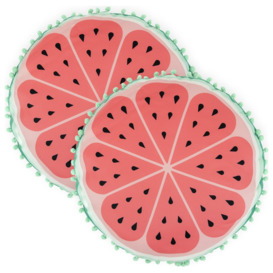 Streetwize Watermelon Outdoor Cushions - Pack of 4 - thumbnail 1