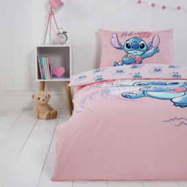 Disney Stitch Pink Kids Bedding Set - Single - thumbnail 1
