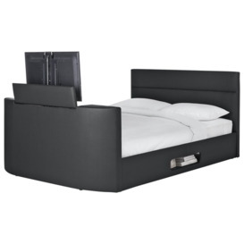 Argos Home Gemini Kingsize TV Bed Frame - Black