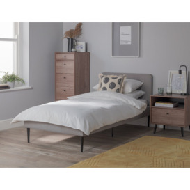 Habitat Kristopher Single Fabric Bed Frame - Grey
