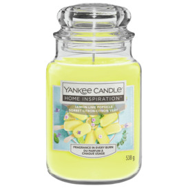 Yankee Home Inspiration Large Jar Candle - Lime Popside