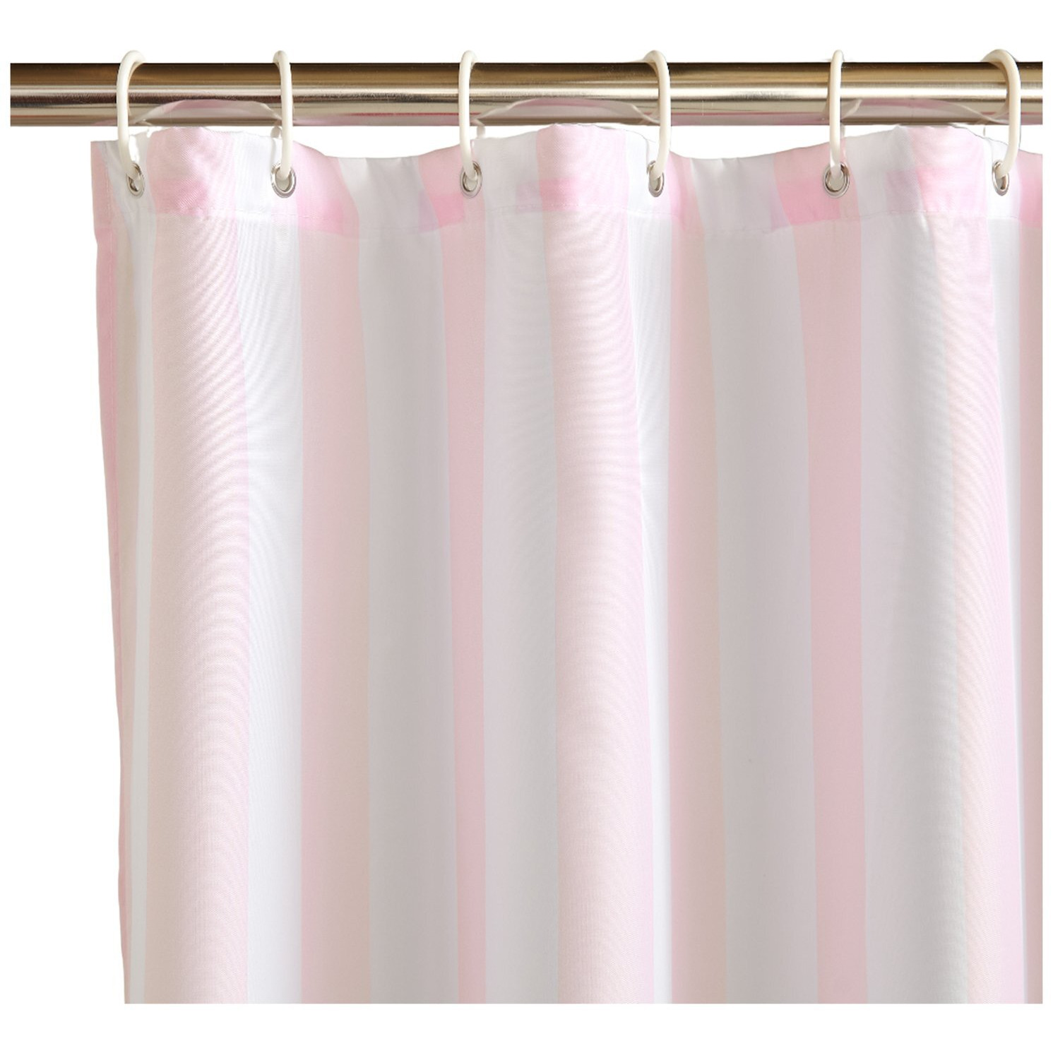 Sassy B Stripe Tease Shower Curtain - Pink - image 1