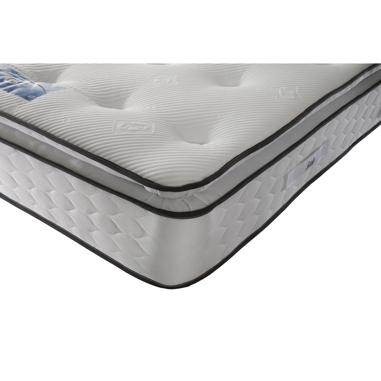 Sealy 1400 Pocket Sprung Memory Pillowtop Superking Mattress - image 1