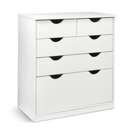 Habitat Kids Pagnell 3+2 Chest of Drawers - White - thumbnail 1