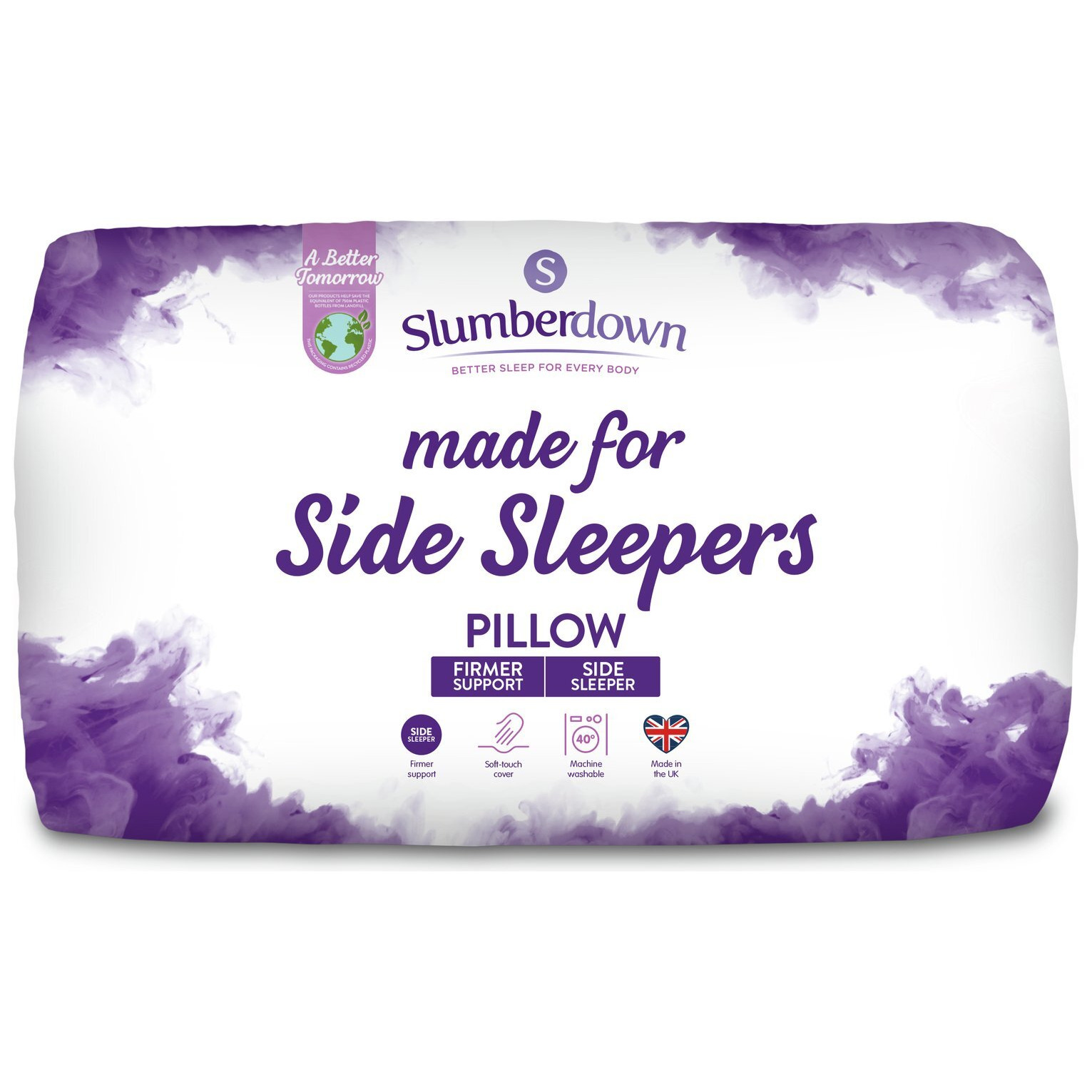 Slumberdown Firm Support Side Sleeper Pillow - image 1