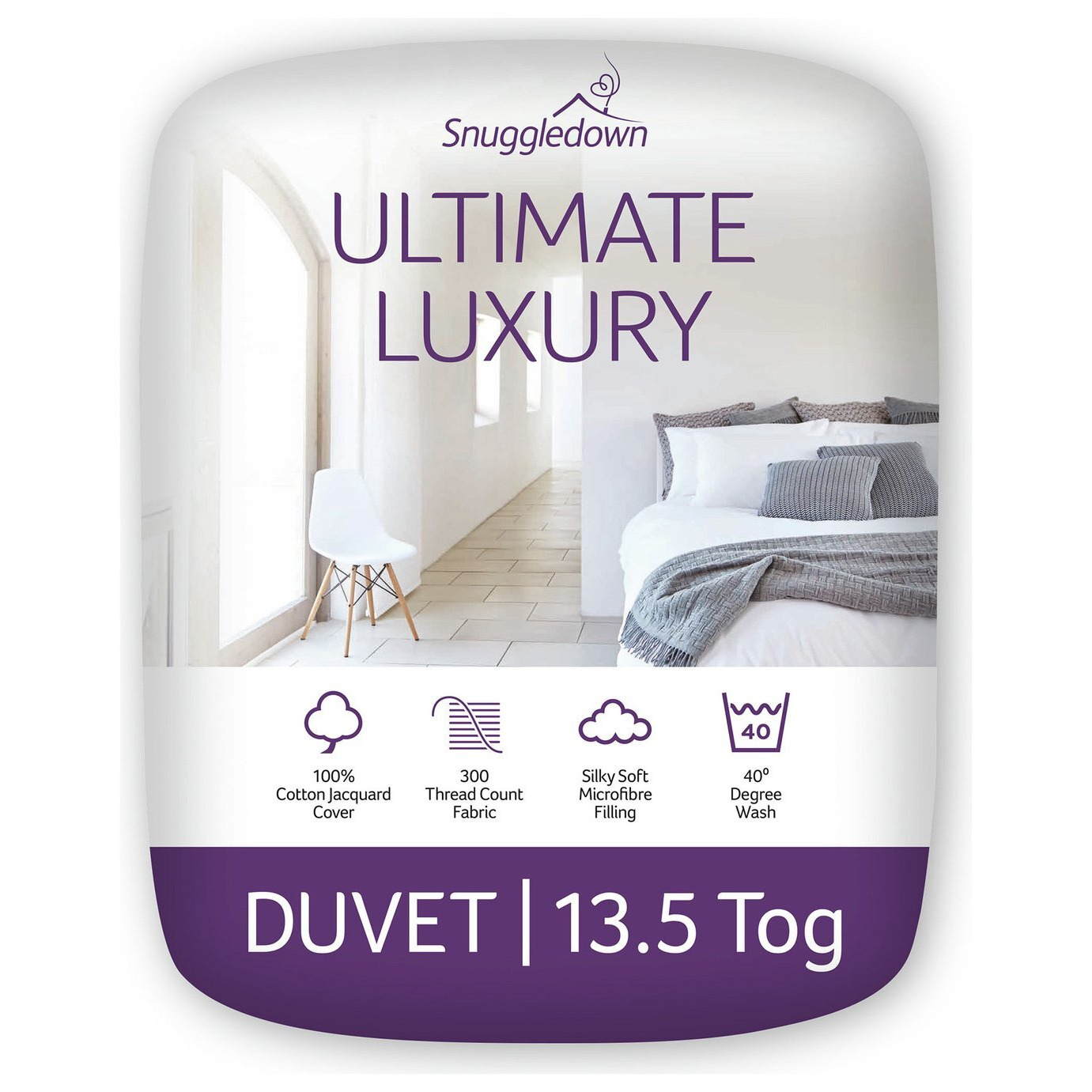 Snuggledown Retreat Ultimate Luxury 13.5 Tog Duvet Superking - image 1
