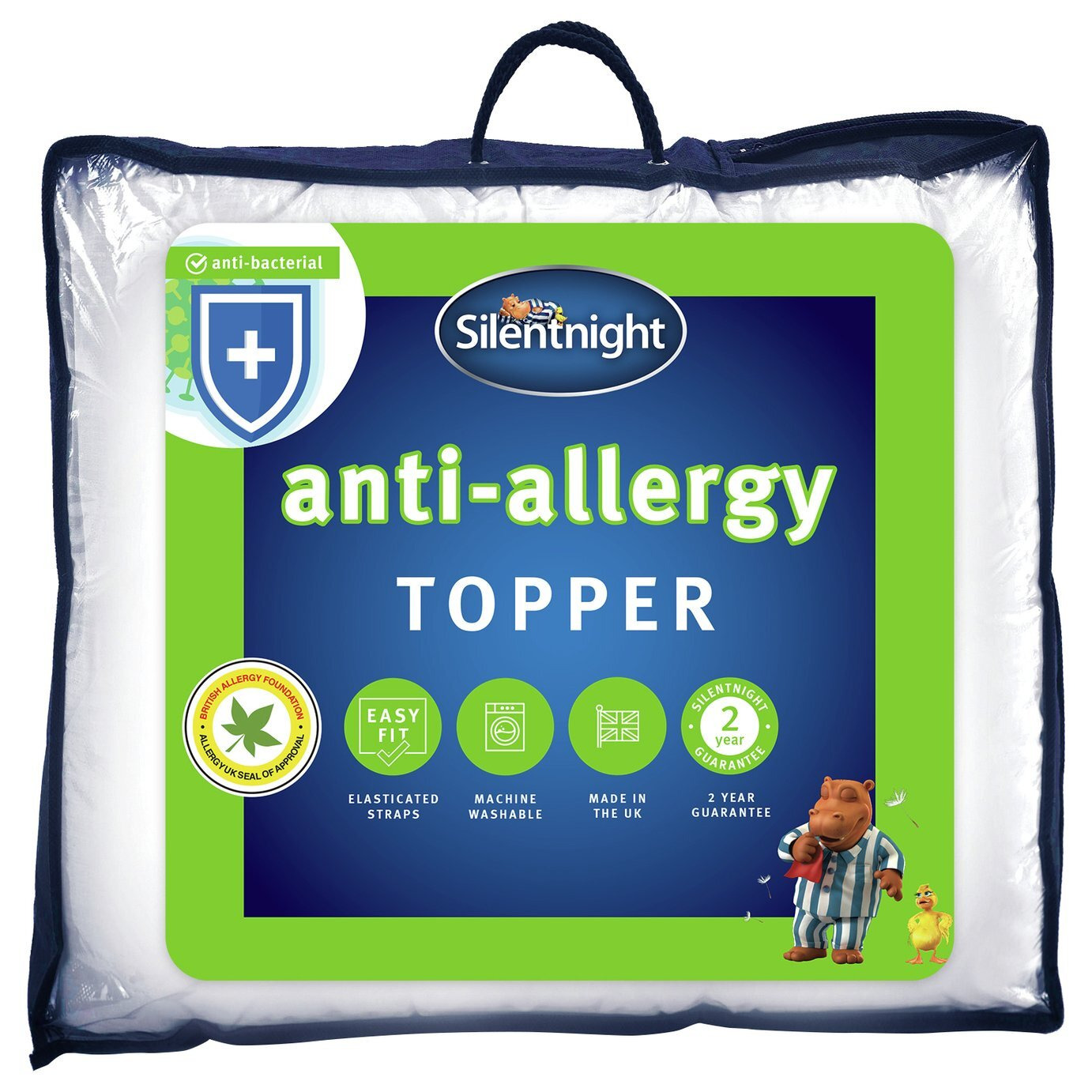 Silentnight Anti Allergy Mattress Topper - Superking - image 1