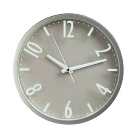 Argos Home Contemporary Wall Clock - Silver
