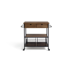 Habitat Metal and Wood Kitchen Trolley