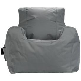 Kaikoo  Large Grey Teenager Bean Bag Chair - thumbnail 1