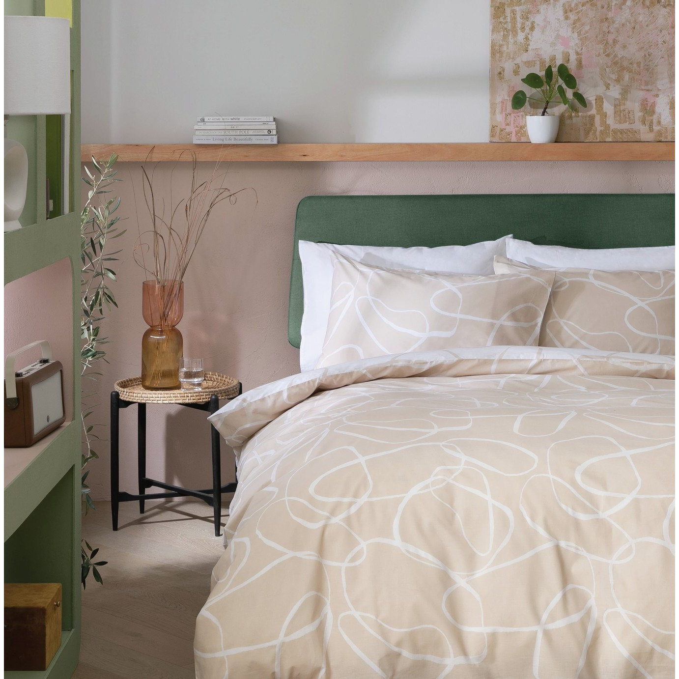 Habitat Reset Pebbles Pastel Bedding Set - King